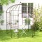 7ft Garden Arbor Birdcage Metal Climbing Plants Bronze Outdoor